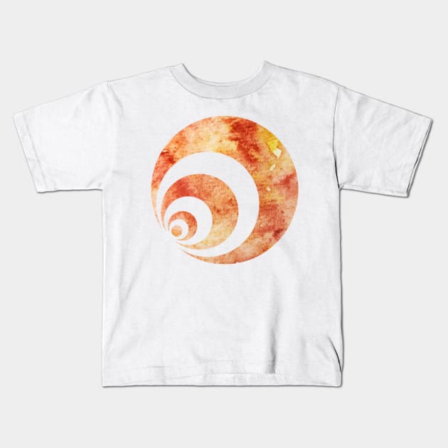 concentric Kids T-Shirt by mericming